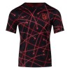 Maillot de Supporter Atlético Madrid Pre-Match 2025-26 Noire Pour Homme